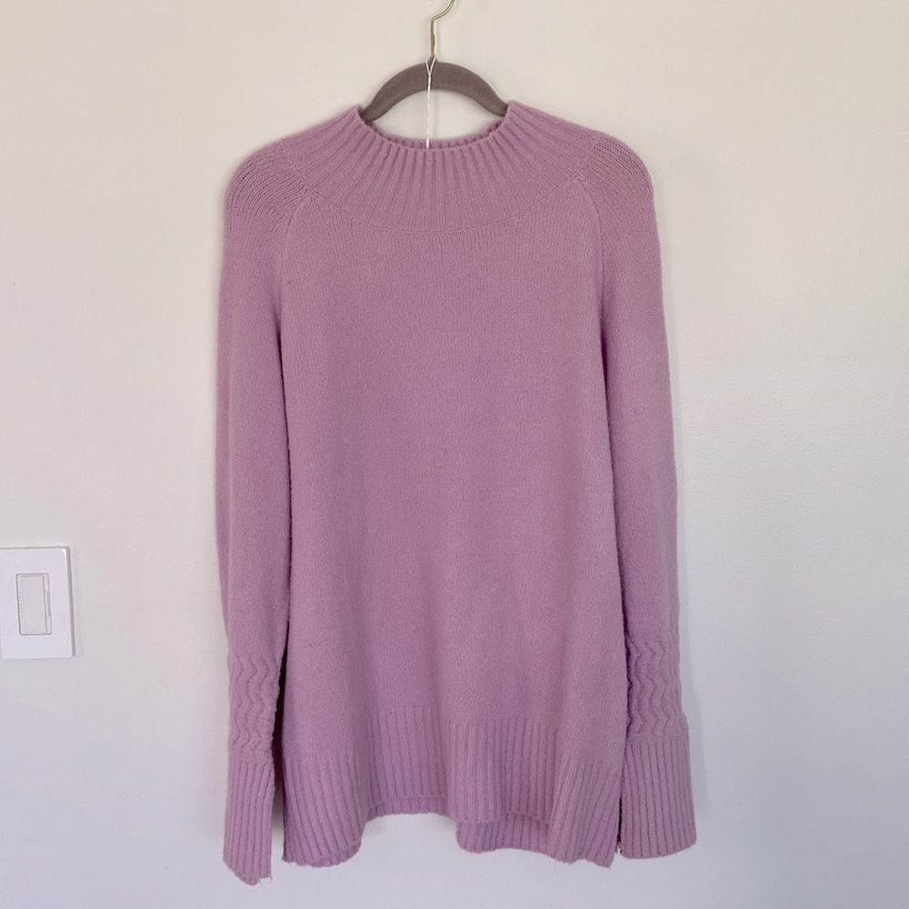 JOA Lilac Sweater with Arm Detail -‎ Size M